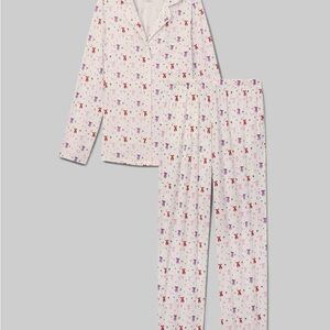 Women’s Pajamas with Colorful Bow Print